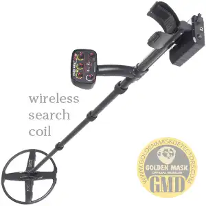 Golden Mask 4Wcl with wireless search coil 15kHz coin finder